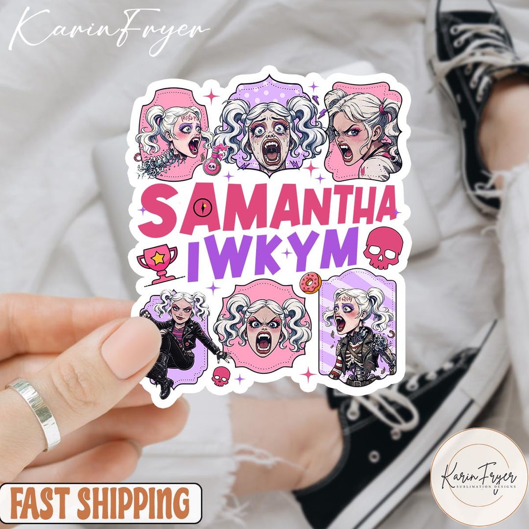 Dungeon Crawler Carl Sticker | Samantha IWKYM Vinyl Decal | Funny Book ...