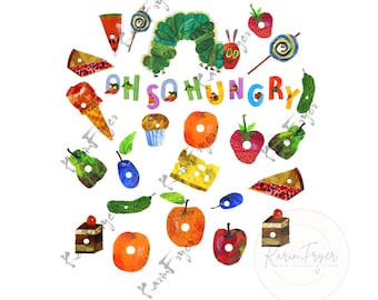 Oh So Hungry Png, Children's Book Png,Teacher Png, Student Png, Book Lover Png,Reading Png Sublimation Designs, Kindergarten Squad Crew Png