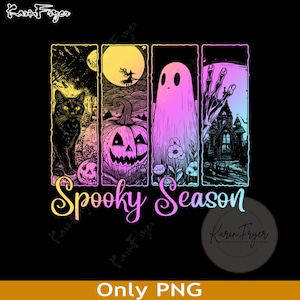 Spooky Season Png, Vintage Halloween Horror Night Png, Trendy Halloween PNG, Halloween Shirt designs, Retro Halloween PNG, Horror Movie PNG