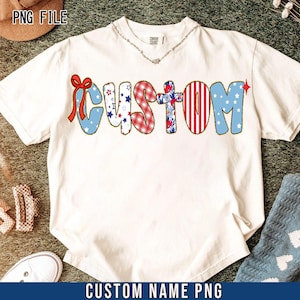Preppy Custom Floral American Glitter Coquette PNG, 4th of July Mom Png, Stars Stripes, USA Nana Mimi Gigi Png,American Independence Day Png