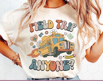 Field Trip Anyone Png, Teacher Magic School Bus Png, Retro Field Day Png, Field Day Design Png,Funny Teacher Png, Fun Day Png, Teacher Png