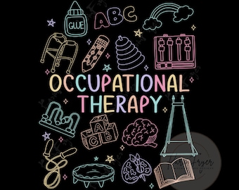Occupational Therapy Png, OT Png, ROccupational Therapist, OT Team png, Ot Assistant png, Gift for OTA, Healthcare Png Cota Shirt Png