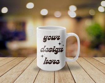 Ceramic Mug 15oz Mug Mockup Printify 15oz Mug Mockup Cup MockupBlank Coffee Mug Mock Up Mug Mockup POD Ceramic Cup