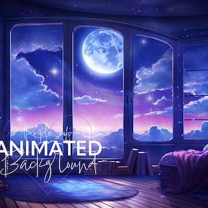 vtuber の背景 ストリーミング用のアニメーション背景 Twitch 用のアニメーション背景 vtuber のアニメーション背景 ズーム アニメーション背景 ループ