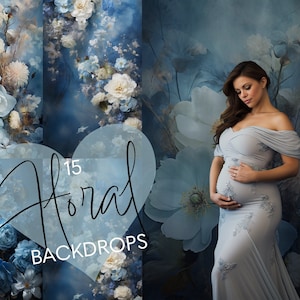 Floral fine art backdrop maternity backgrounds photoshop overlays for maternity photos digital background floral dance backdrop maternity