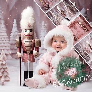 Christmas Backdrop Nutcracker Christmas Wonderland digital backdrop photography backdrop bundle Christmas Nutcracker Background Xmas 2023