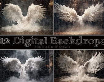Angel wings digital backdrop maternity overlay maternity backdrop beautiful angel wings overlay angel wings for maternity photographs