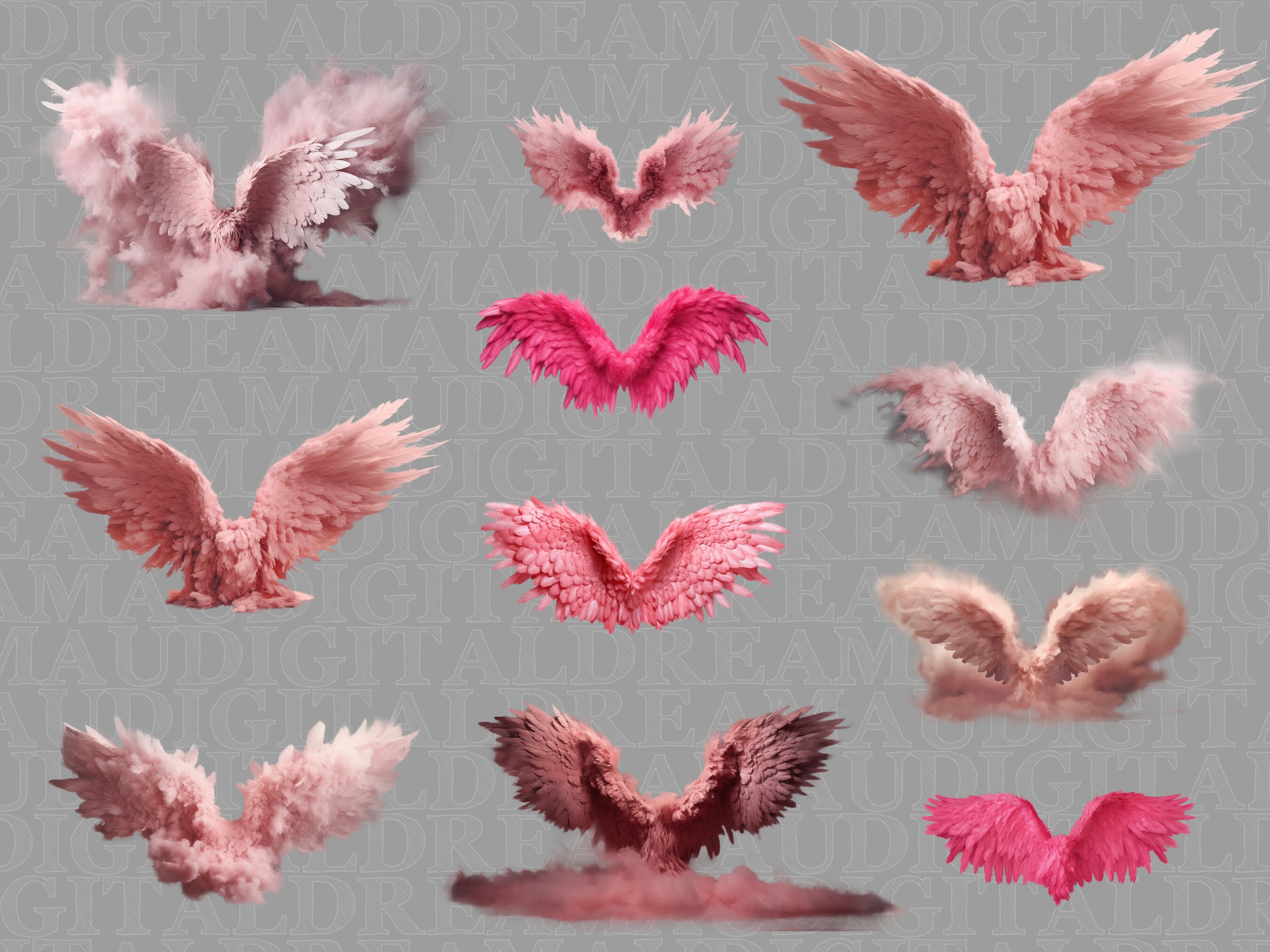 Angel Wings Backdrop Overlay Transparent Background Angel Wings Png
