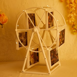 Ferris wheel photo frame Custom Photo Ferris Wheel Anniversary Wedding Birthday Personalized Gift for Her Husband Wife Album Christmas Gift