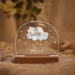 Personalized Baby Name Night Light,Child Gift Night Lamp,Bedroom Nursery Room Decor, Baby Shower,New Born Gift,cute animal night lamp