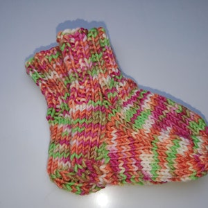 Knitting instructions for baby socks 0-3 months for beginners PDF instructions