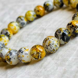Healing Crystal Bracelet, Natural Crystals Beads Bracelet, Handmade Men Women, Stretchy Bracelet