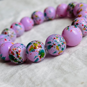 Healing Crystal Bracelet, Natural Crystals Beads Bracelet, Handmade Men Women, Stretchy Bracelet