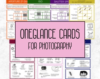 OneGlance Cards for Photography