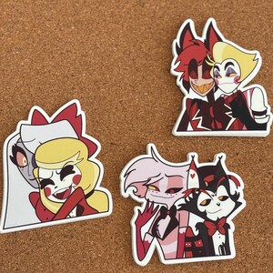 Hazbin Hotel Valentine Stickers