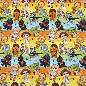 Tela de Star Wars, por media yarda, 100 % algodón