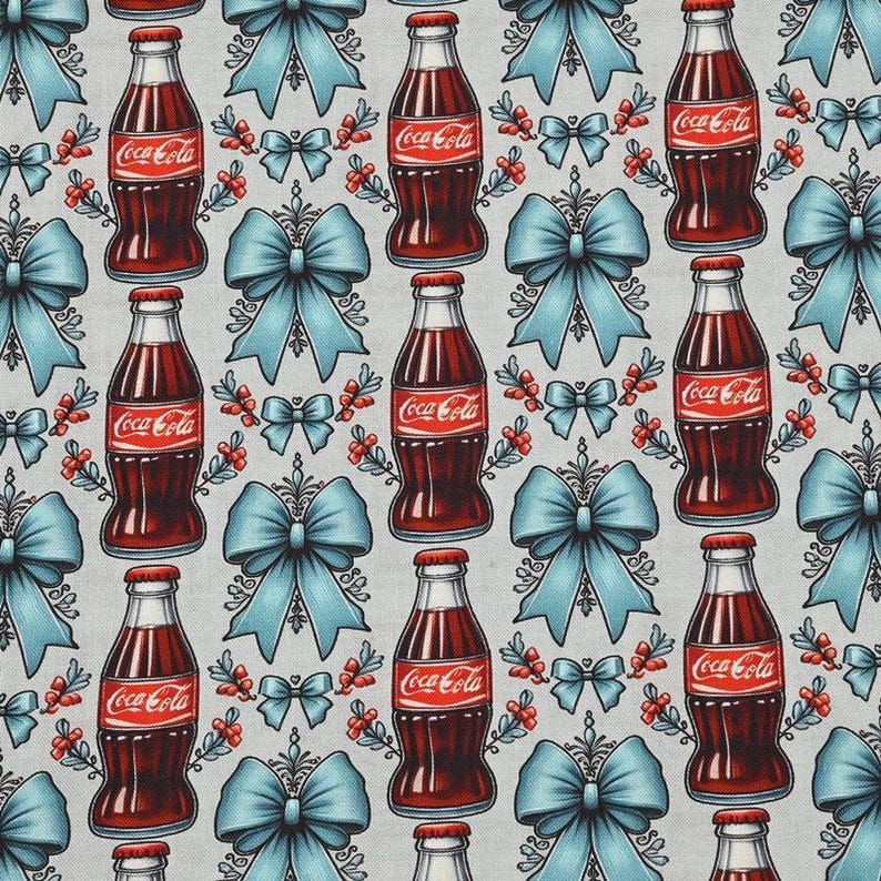Coca-cola Fabric by the Half Yard 100% Cotton - Etsy