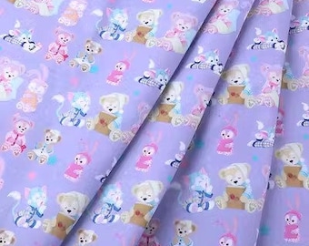 Duffy ShellieMay and Friends Fabric Polyester Cotton Fabric Anime Fabric By the Half Yard