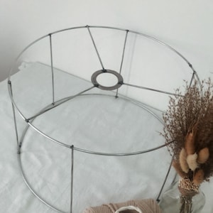 Frame for lampshade, Metaal Round Frame, Diameter 35 cm, High 20 cm Macrame zdjęcie 3