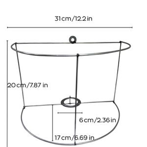 Frame for lampshade, Metal Wall Frame,Hanging Metal Frame, Diy wall lamp