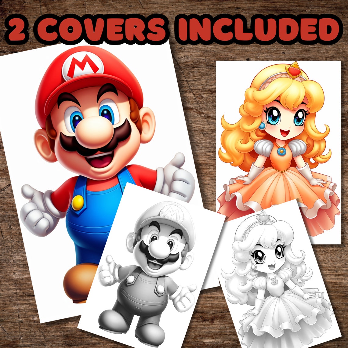 It is MARIO Coloring Pages Mario Super Printable Coloring Kids & Adult