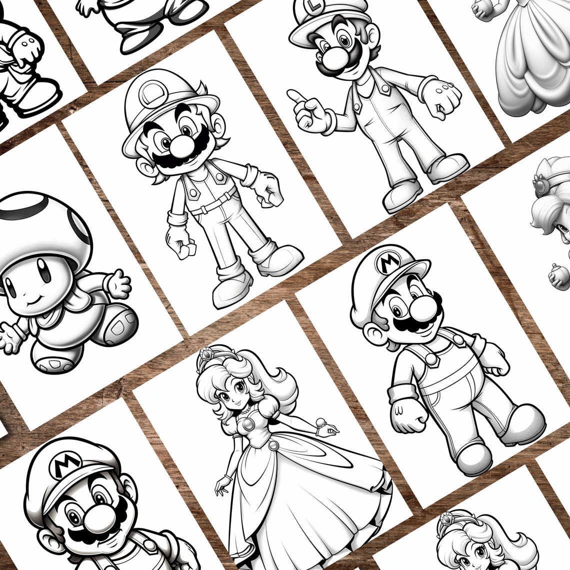 It is MARIO Coloring Pages Mario Super Printable Coloring Kids & Adult