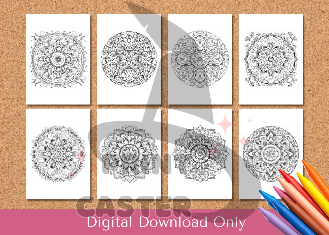 Printable Mandala Adult Coloring Pages Mandala Coloring Pages Adult ...