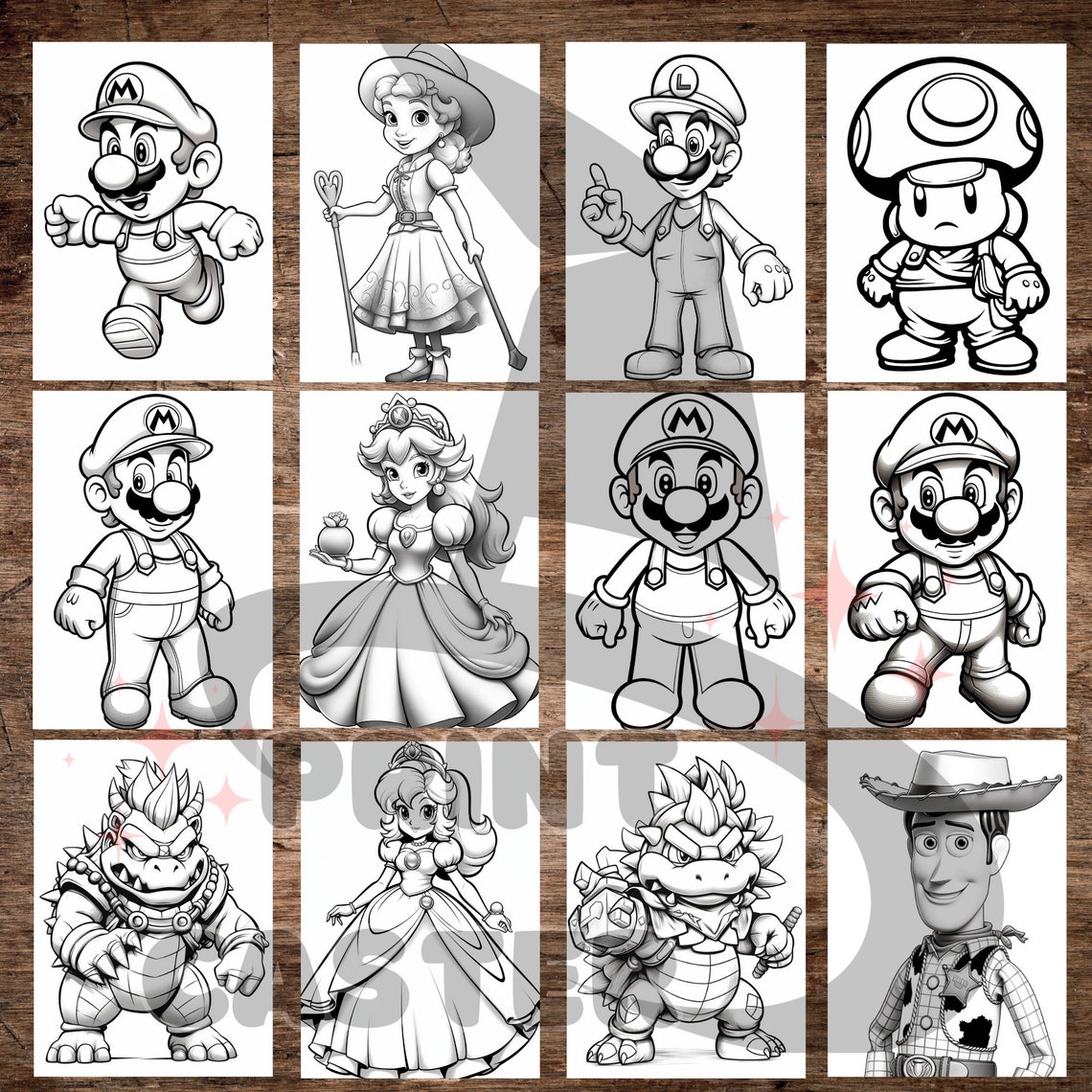 It is MARIO Coloring Pages Mario Super Printable Coloring Kids & Adult