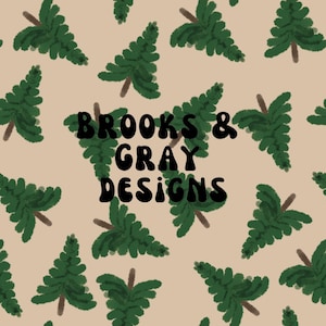 Pine Tree Seamless File // Seamless Pattern