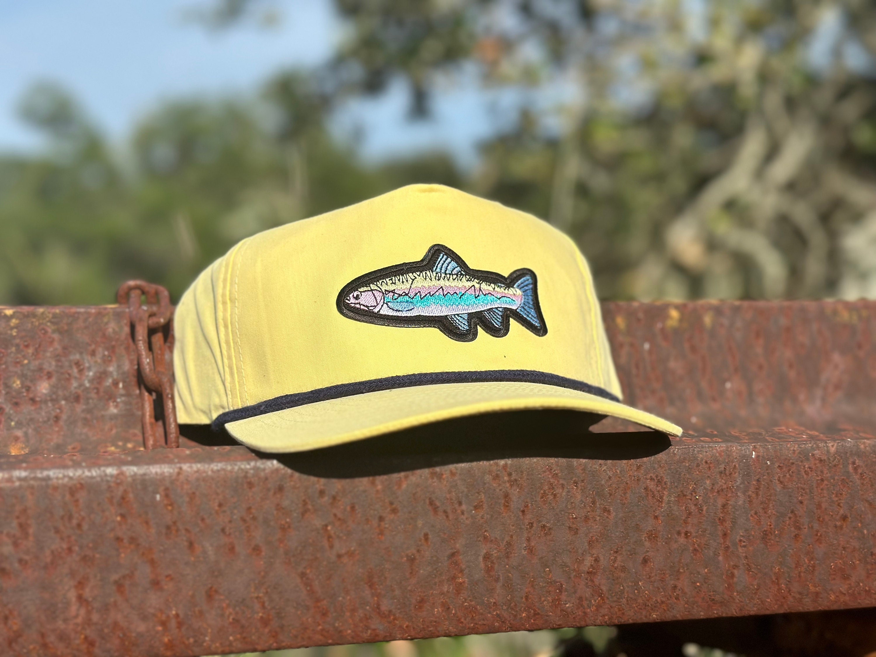 Vintage Rare Fish Head Fishing Cap Hat Snapback 