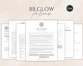 BB Glow Forms (Canva Template)