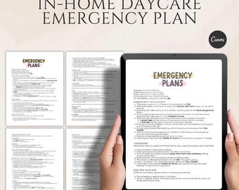 Planes de emergencia para guarderías en el hogar (Canva)