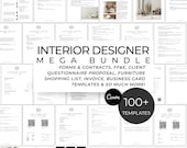 Interior Designer Client Contract - Interior Design Services Agreement, Client-Designer Agreement Template, Interior Decorating Contract