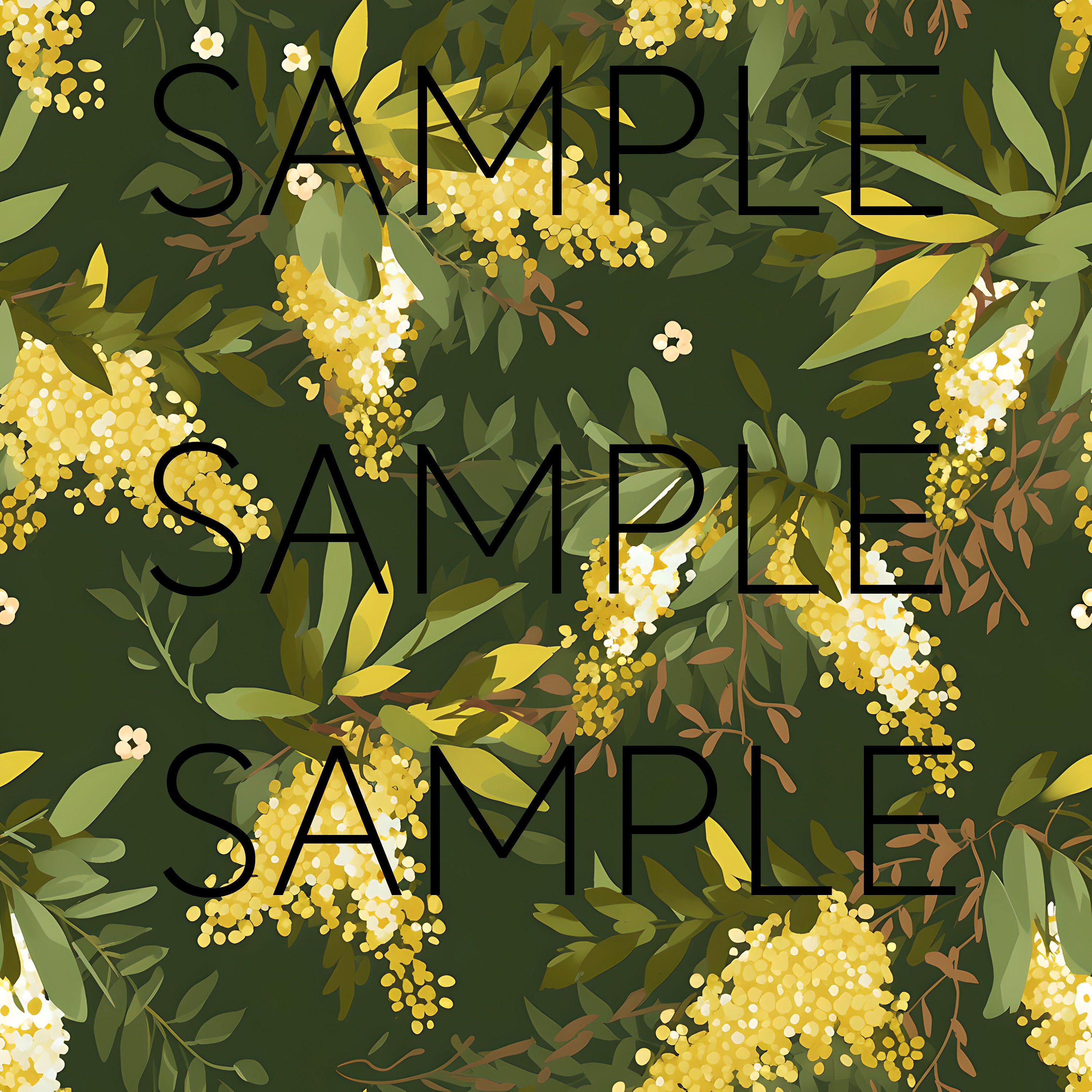 Australian Native Flowers Seamless Pattern PNG Aussie Floral Native ...