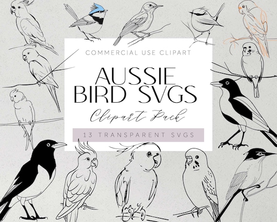 Australian Bird Stencils Printable