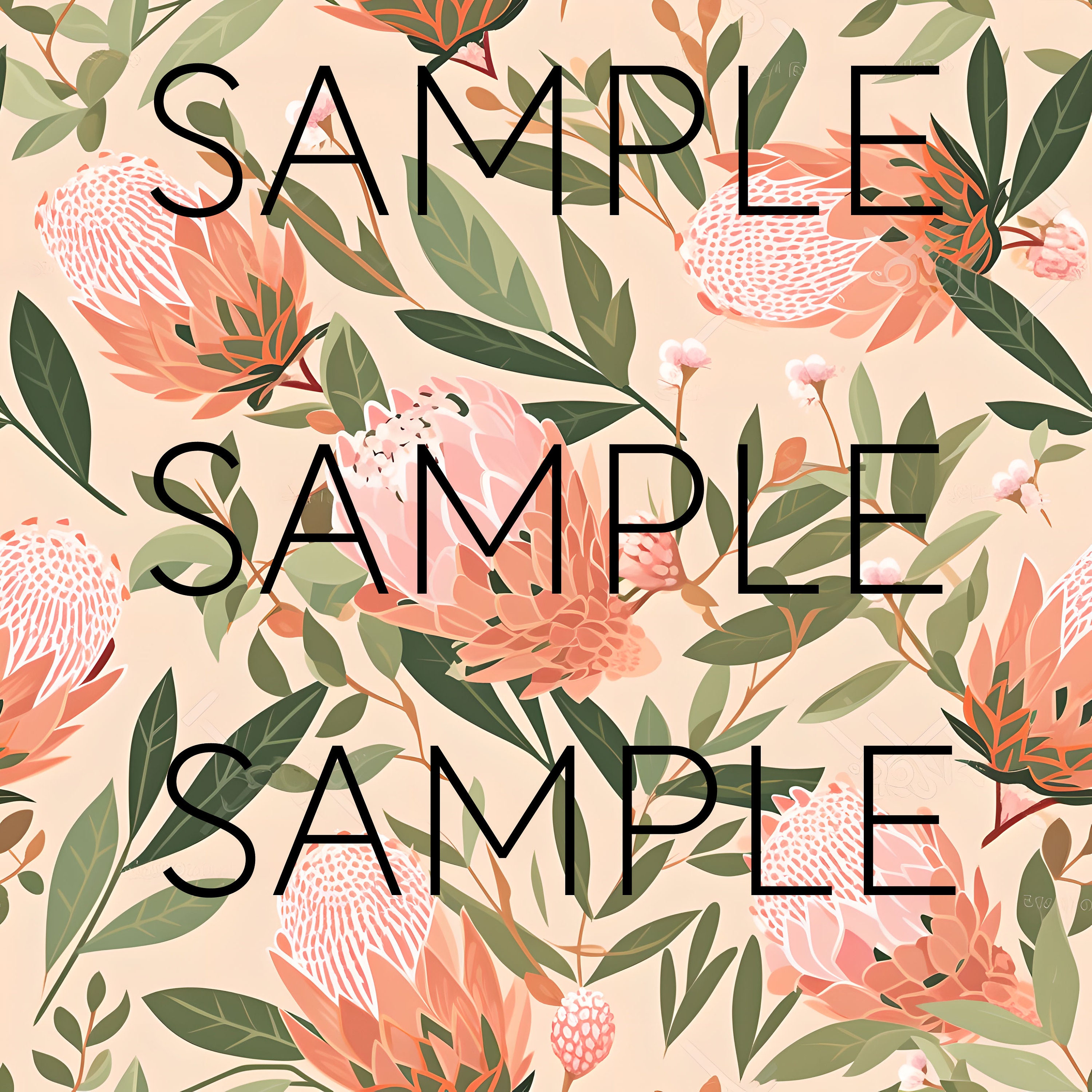 Australian Native Flowers Seamless Pattern PNG Aussie Floral Native ...