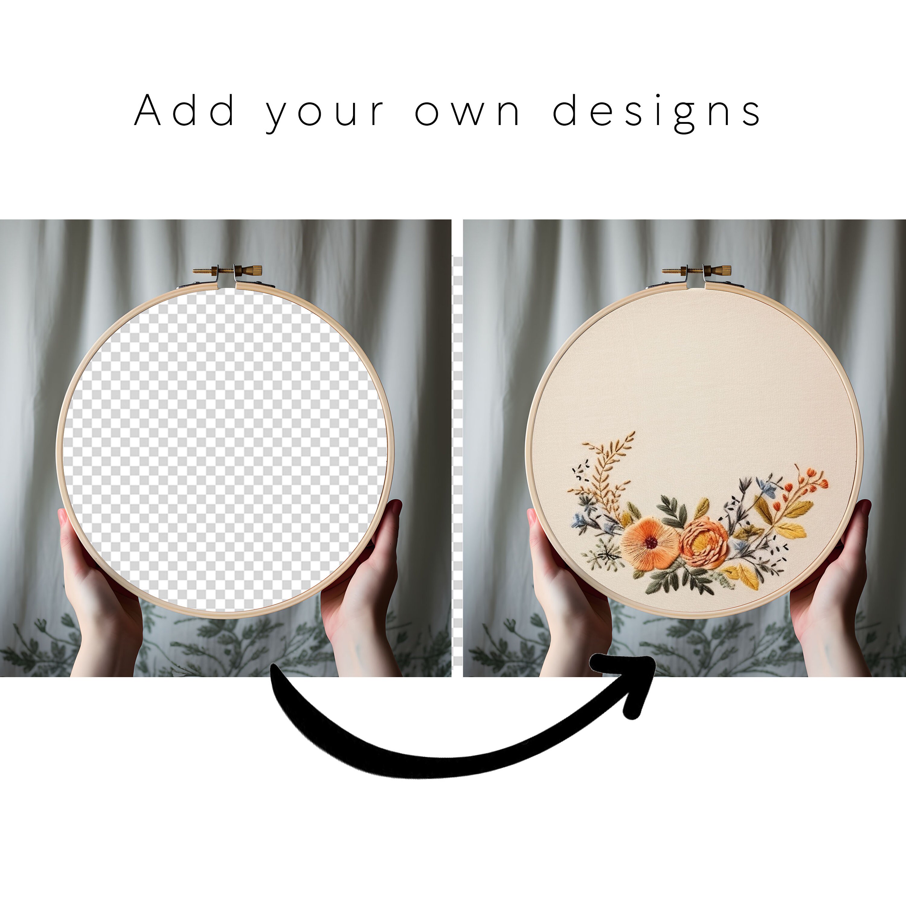 Embroidery Hoop Mockup Cross Stitch Mock Embroider Mockup Stitch Mockup