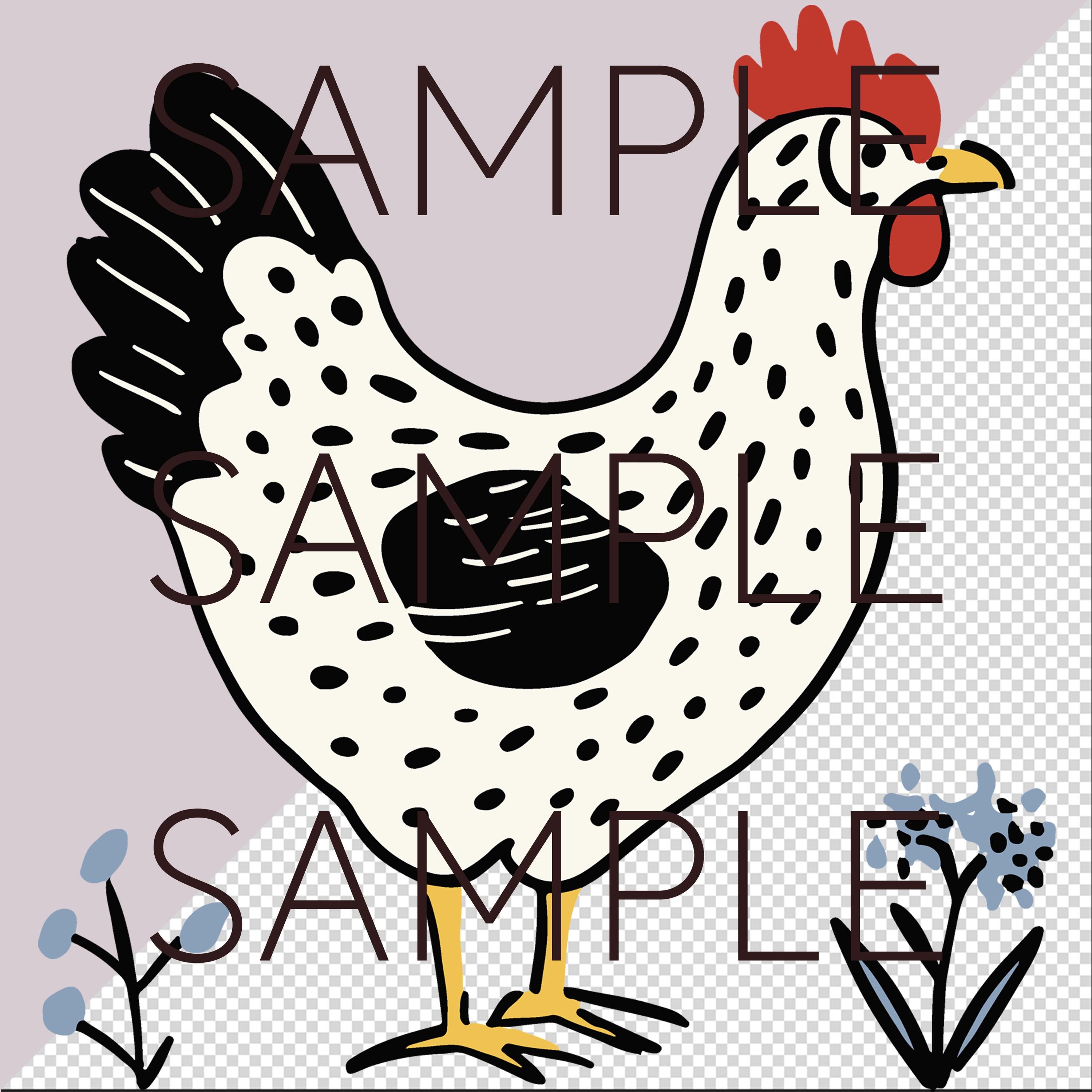 Chicken SVG Egg Floral Hen Plotter File Farm Animals Cricut Vinyl Laser Cut  Barnyard Clipart Rooster Silhouette Line Art Chick, image size:3000x3000