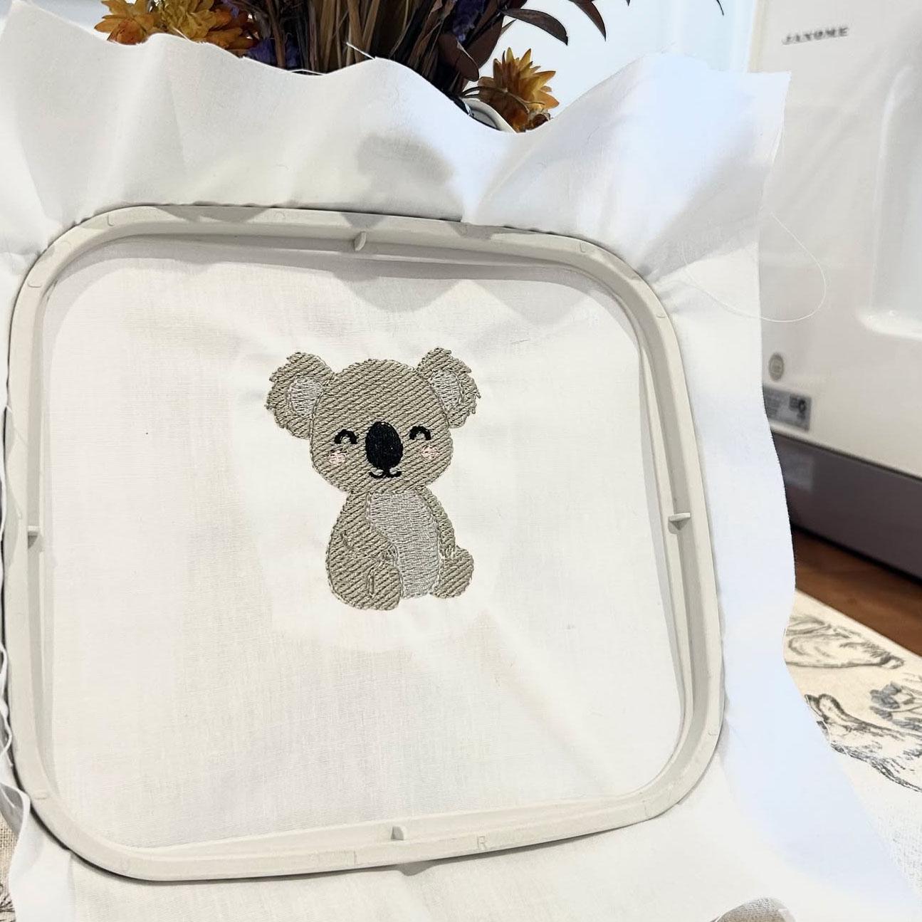 Cute Koala Machine Embroidery Designs Baby Embroidery Designs Native ...