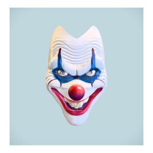 Creepy Clown Mask STL File – 3D Printable Halloween Costume Prop for Cosplay & Decor