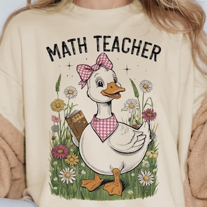 Silly Goose Math Teacher Svg Png, Math T-shirt Png Design, Math Clipart, Back to School Png, Mathematics Teacher Png, Math Instructor Png