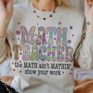 Math Teacher SVG Png Design Clipart, The Math Ain&#39;t Mathin, Math T-shirt Png Design, Math Clipart, Back to School Png, Mathematics Teacher