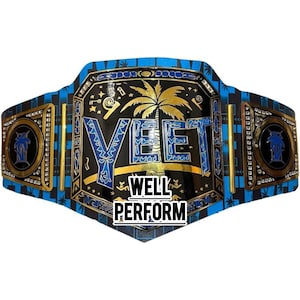All Wrestling Championship Title Belt Replica, World Heavyweight Wrestling Championship Title Belt - Adult Size