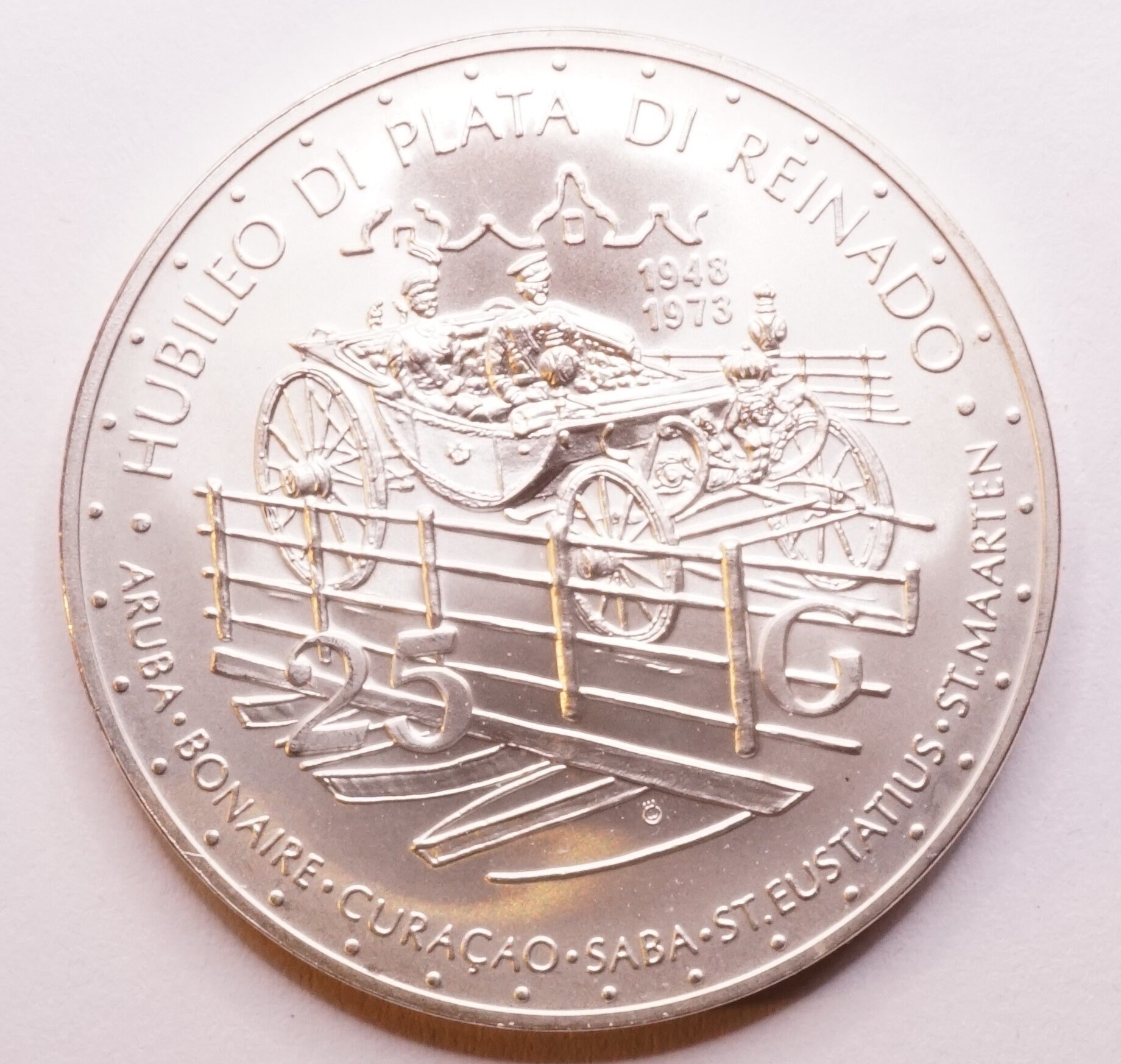 25 Gulden 1973 Nederlandse Antillen - Etsy