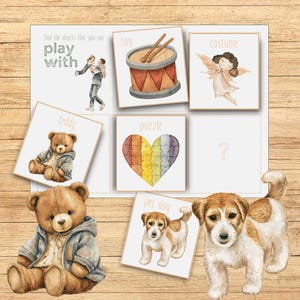 Object Function Picture Sorting Flashcards, Printable PreK Homeschool Montessori Speech Therapy Game, Categorizing Objects Based On Function image 6