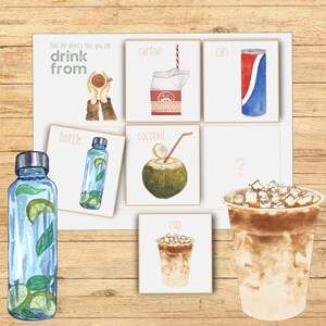 Object Function Picture Sorting Flashcards, Printable PreK Homeschool Montessori Speech Therapy Game, Categorizing Objects Based On Function image 5