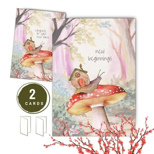 New Beginnings Printable Card Next Chapter Bye Good Luck Leaving Neighborhood Farewell New Home Housewarming Moving Country New Adventures