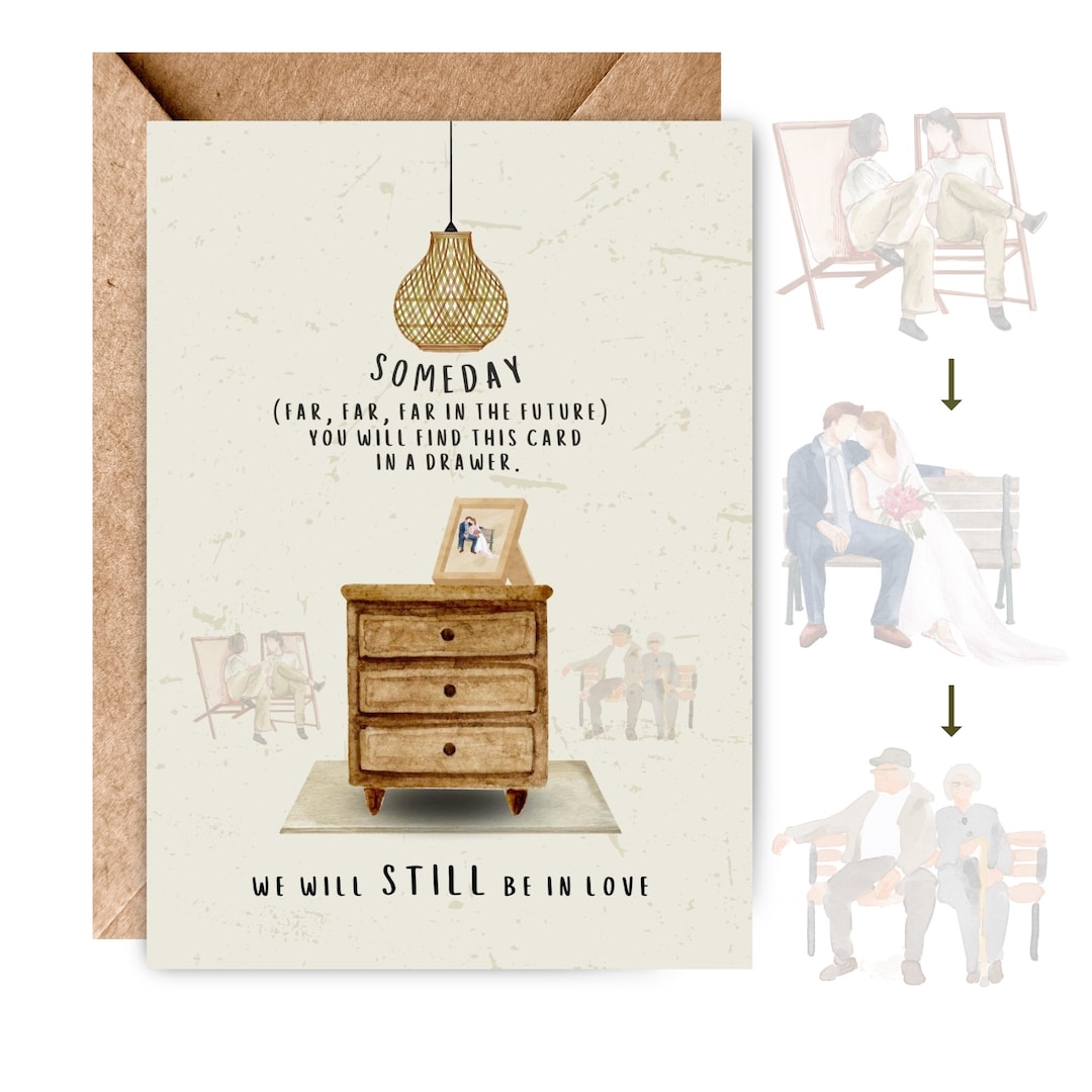 Cute Anniversary Card for Wife or Husband, Someday You'll Find This ...
