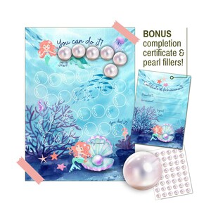 Tabella delle ricompense delle sirene per bambini, tabella dei comportamenti, tabella delle attività domestiche stampabile, tabella degli adesivi per bambini con vasino, tabella degli adesivi per bambini con sirena + REGALO BONUS