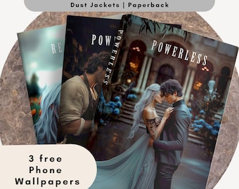 Complete Powerless Paperback Dust Jacket Bundle by Lauren Roberts | Cinematic Fantasy Art | Digital Download + Free Phone Wallpapers